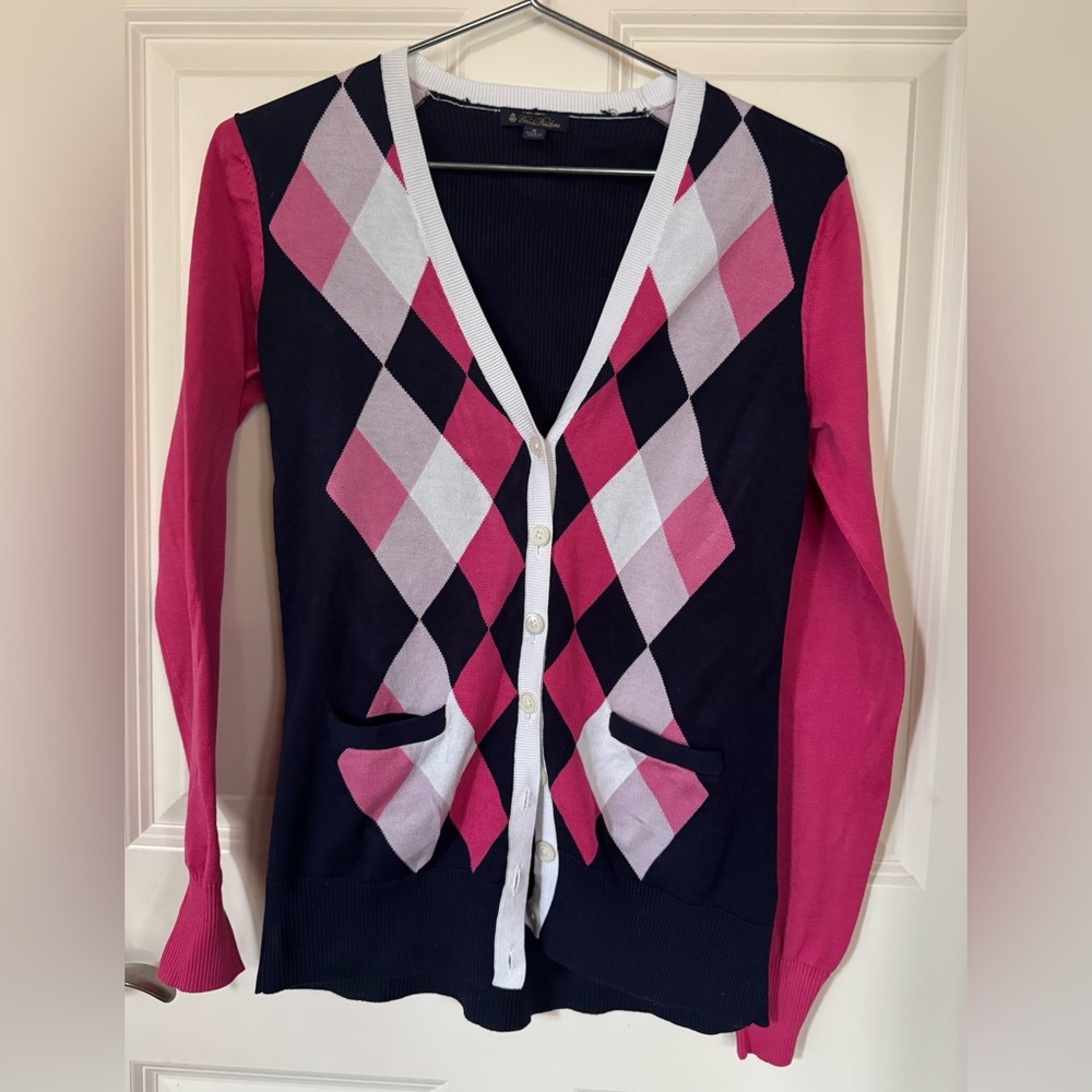 Brooks Brothers Argyle Cardigan